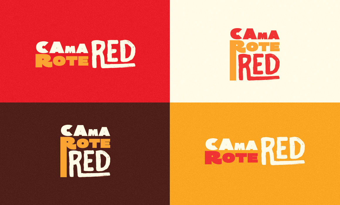Peça da identidade do Camarote RED