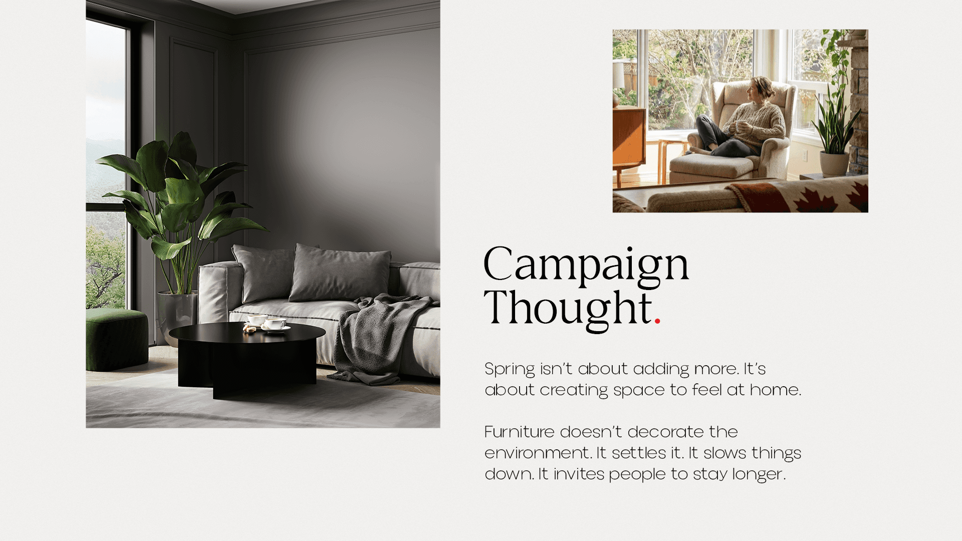 Peça da campanha de primavera da DOT Furniture