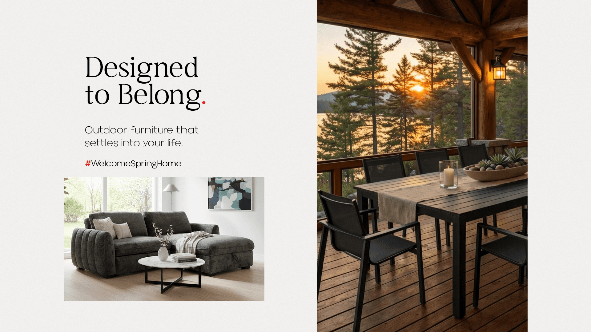 Peça da campanha de primavera da DOT Furniture