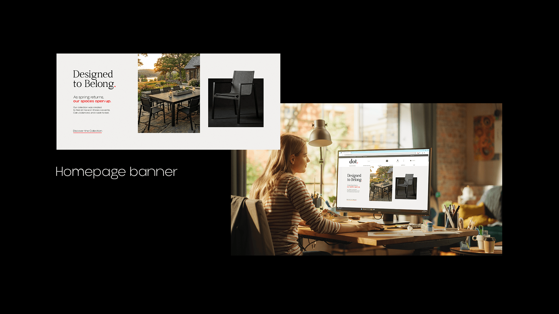 Peça da campanha de primavera da DOT Furniture