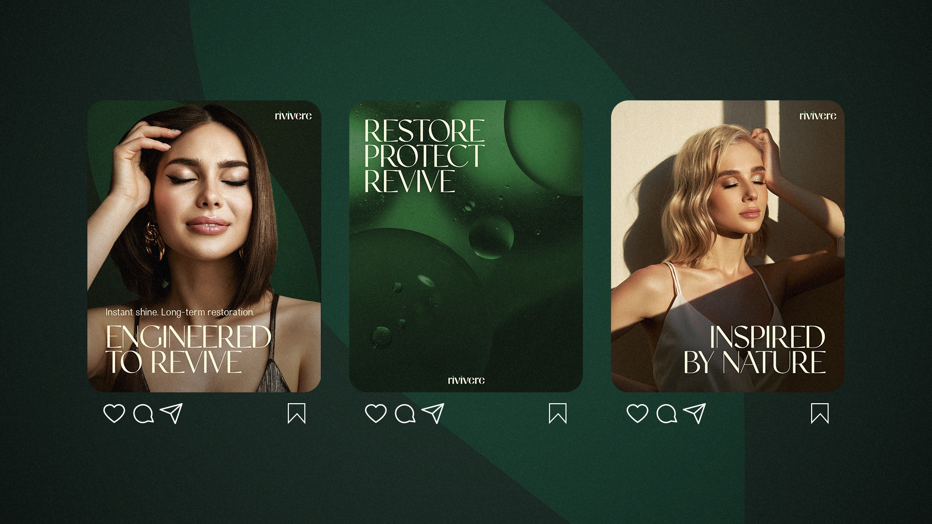 Peça da identidade da Rivivere