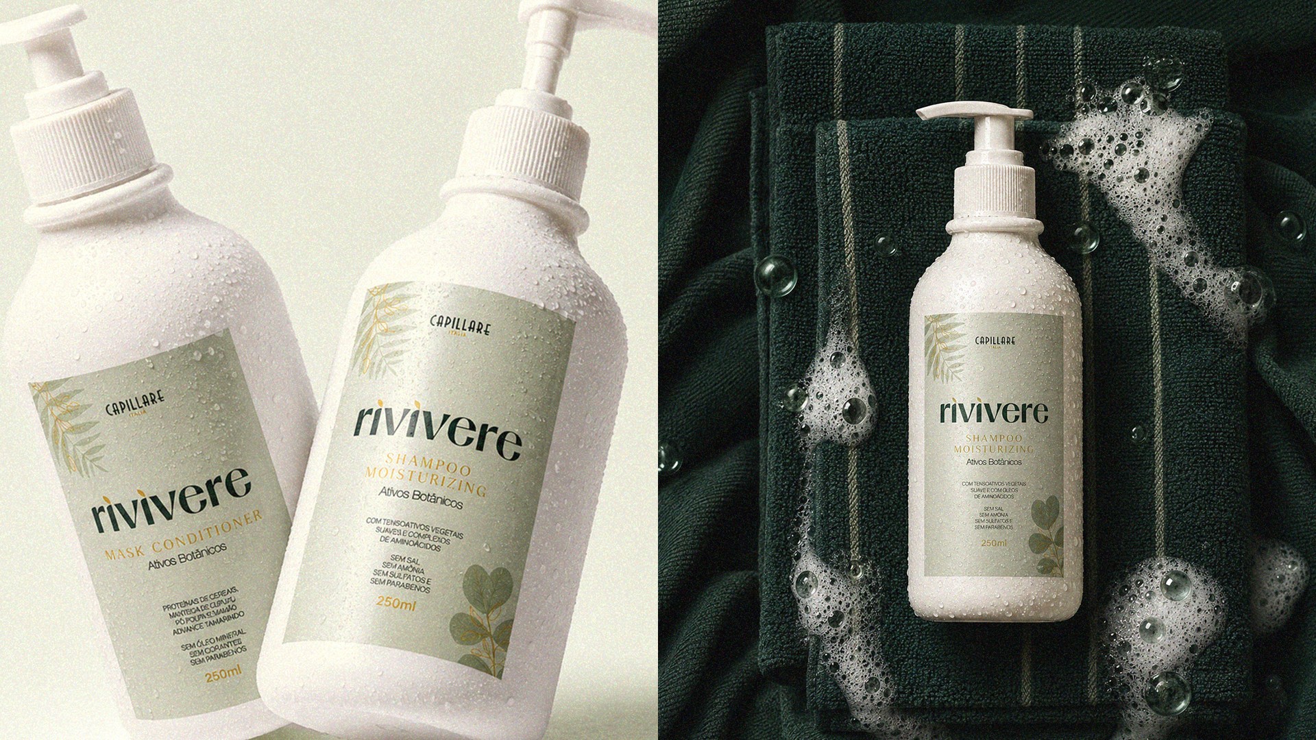 Peça da identidade da Rivivere